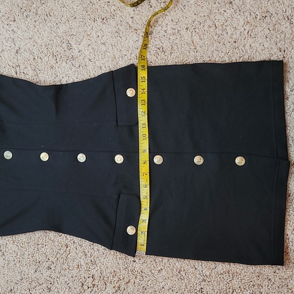 Balmain Black Stretch Off Shoulder Mini Dress size 36 - Picture 11 of 11